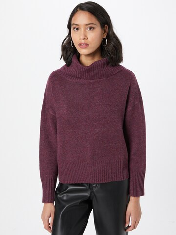 JDY Sweater 'RUE MALENE' in Purple: front