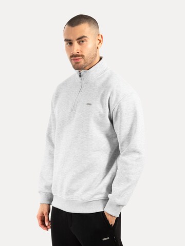 Veste de survêtement 'Jago' Smilodox en gris