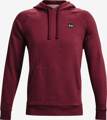 UNDER ARMOUR Regular fit Athletic Sweatshirt 'Rival' in Red: front