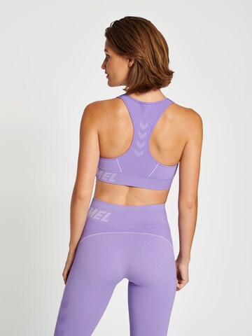 Hummel Bralette Sports Bra in Purple