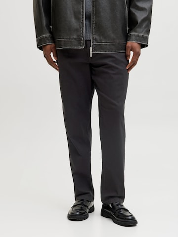 Jack & Jones Plus Slimfit Chino kalhoty 'JPSTMarco JJDave' – černá