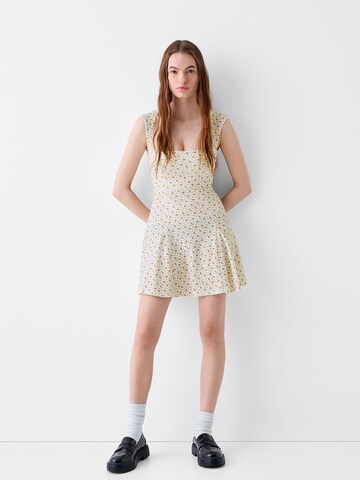 Bershka Dress in Beige