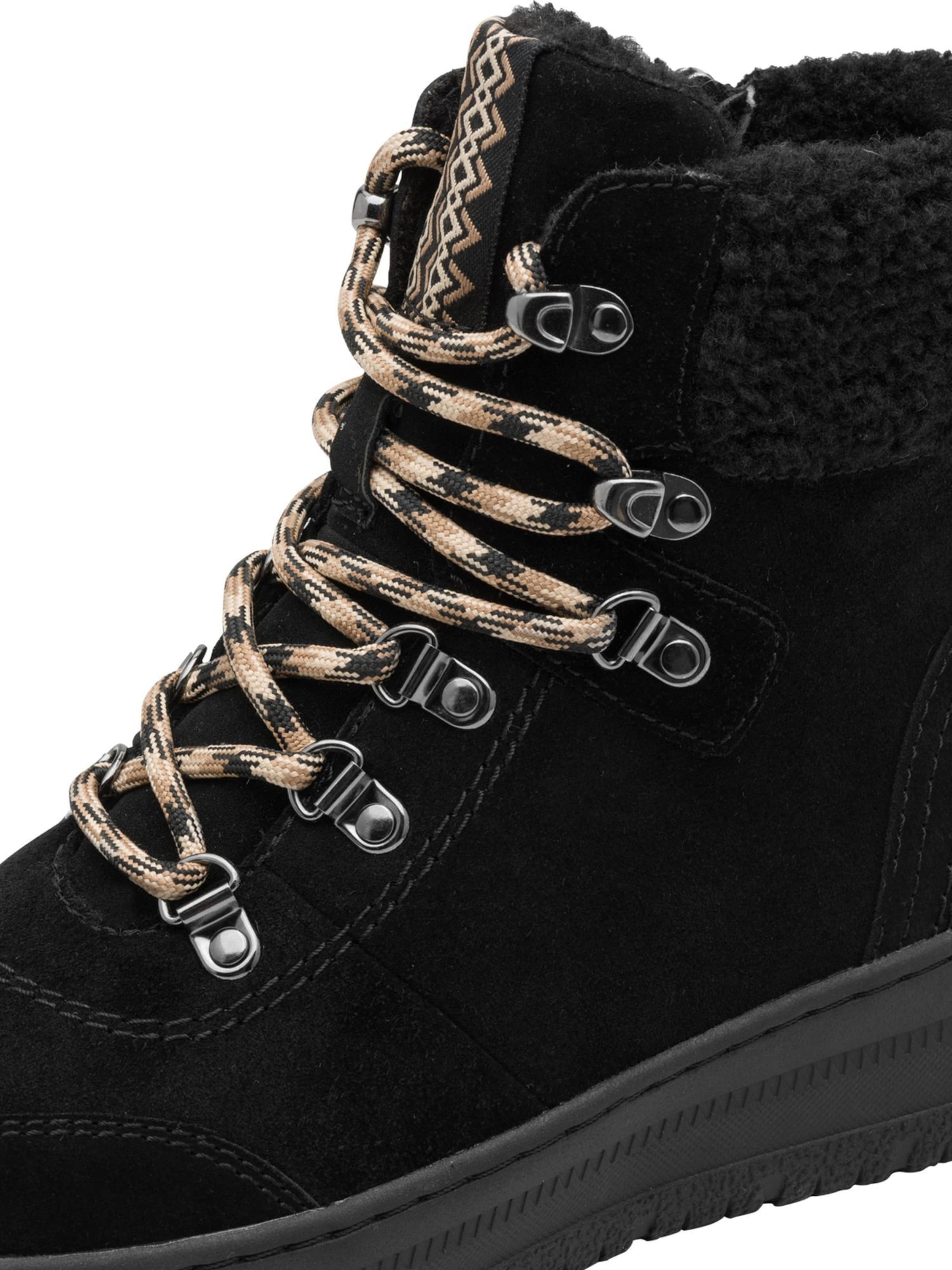 Bottines à lacets Tamaris en noir