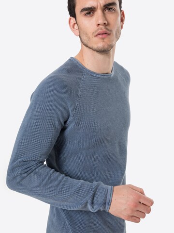 Key Largo Regular Fit Pullover 'Thomas' in Blau