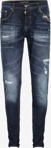 CIPO & BAXX Regular Jeans 'Heartbeat' in Blue: front