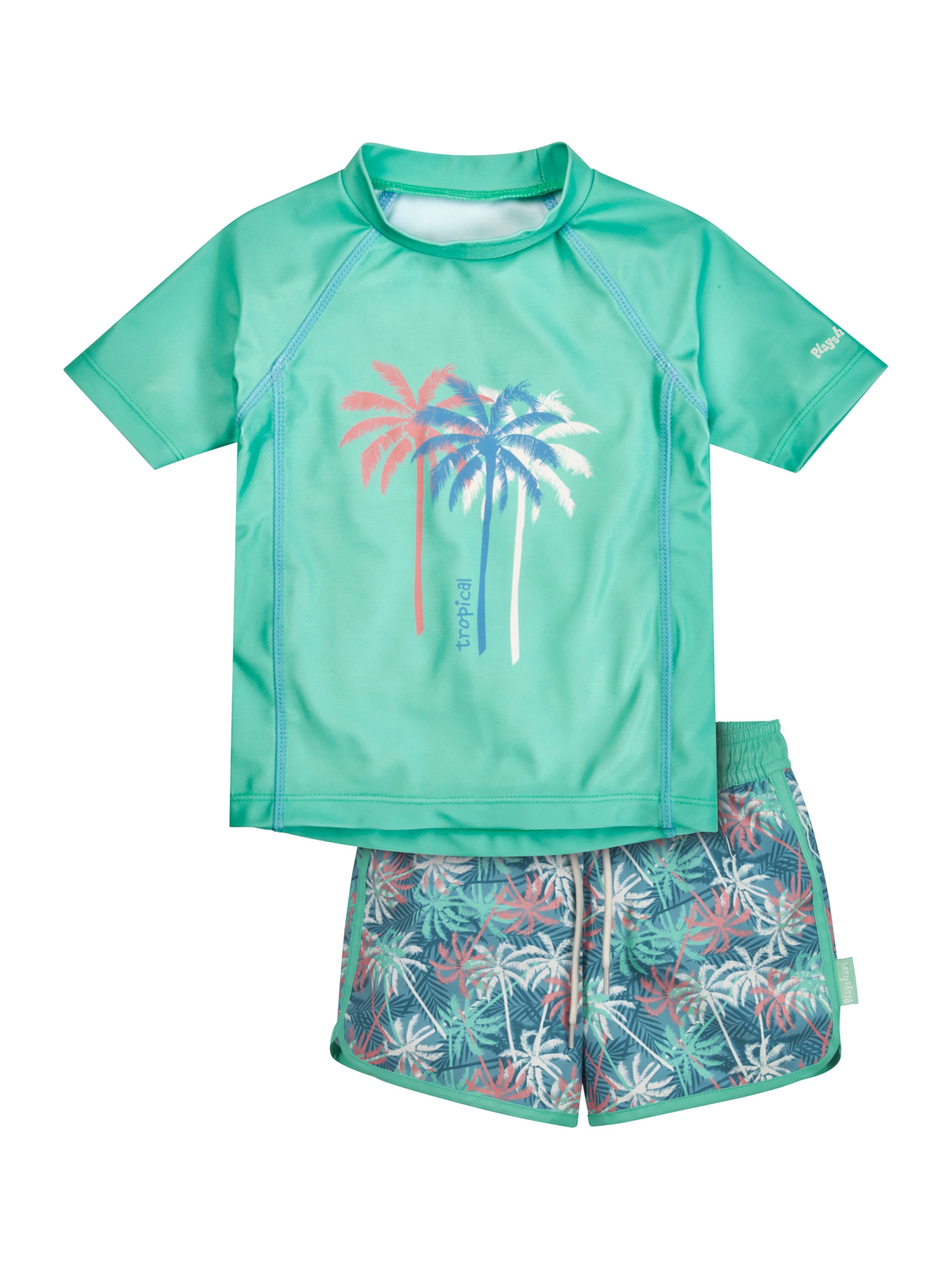 PLAYSHOES UV-skydd i grön: framsida