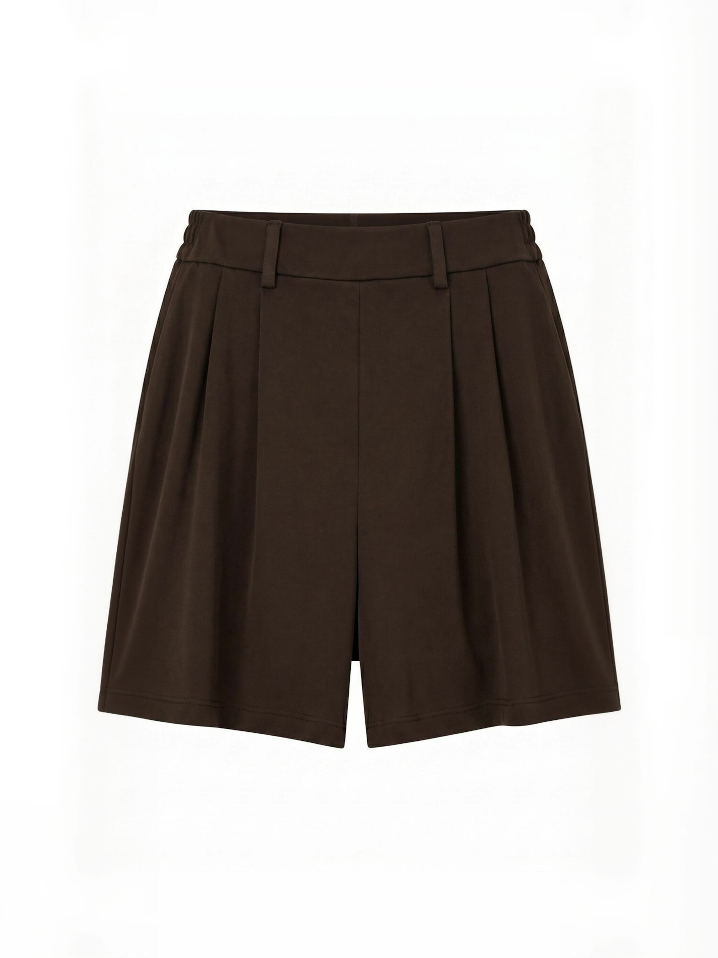 Opal Studio Regular Broek ' Amina ' in Bruin: voorkant