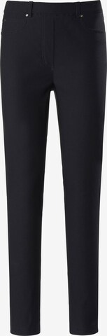 Skinny Pantalon Peter Hahn en noir : devant