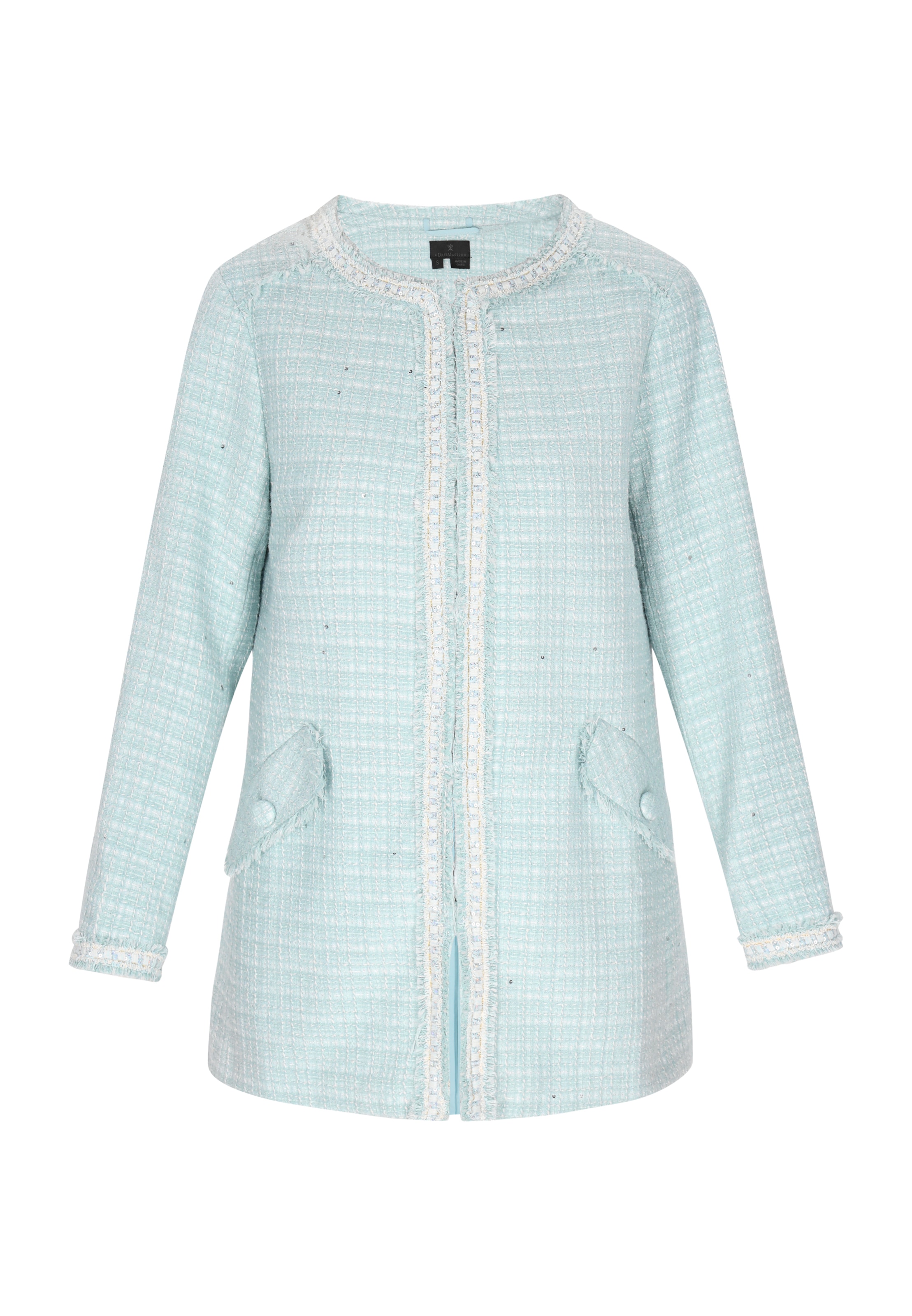 DreiMaster Klassik - Casaco meia-estação 'Classic Look' em azul: frente