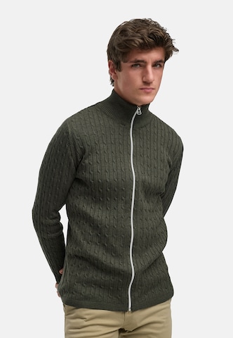 Vestes en maille Kronstadt en vert : devant