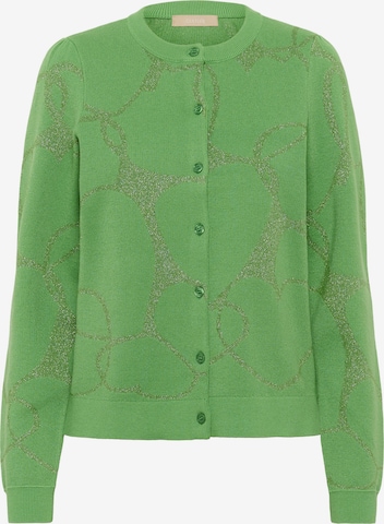 CULTURE Cardigan 'CUhearty' i grøn: forside