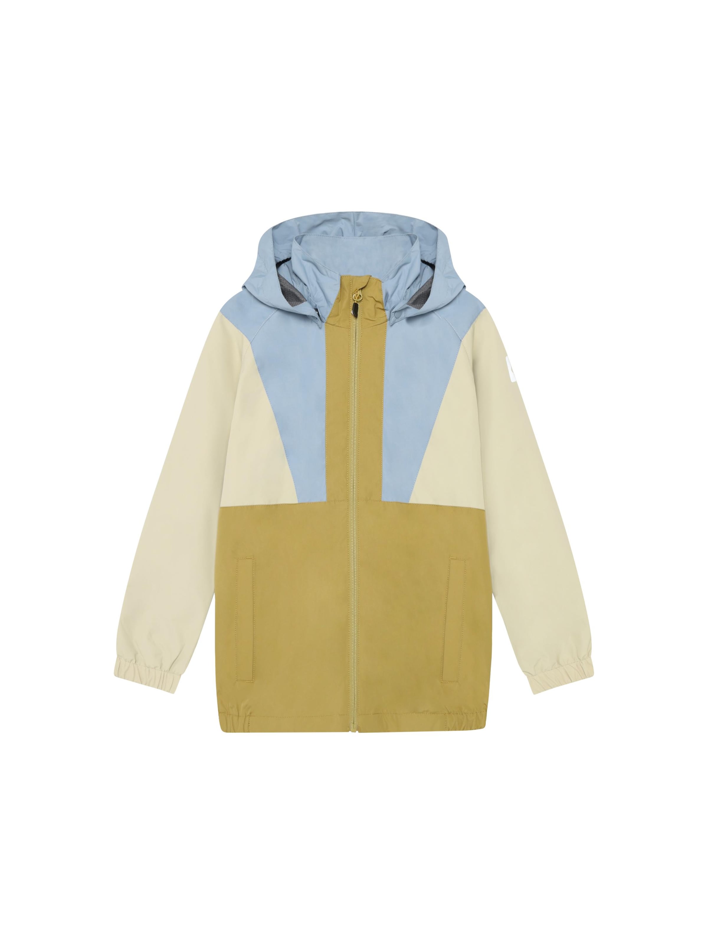 COLOR KIDS Tussenjas ' COJacket - Colorblock ' in Beige: voorkant