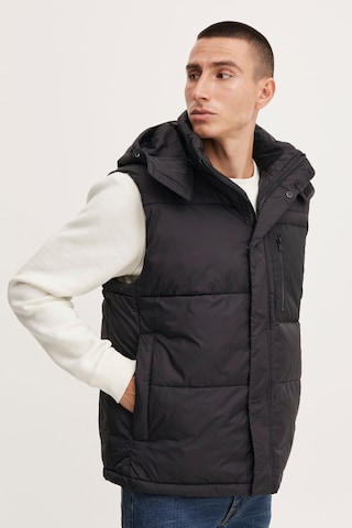 !Solid Bodywarmer 'callen ' in Zwart: voorkant