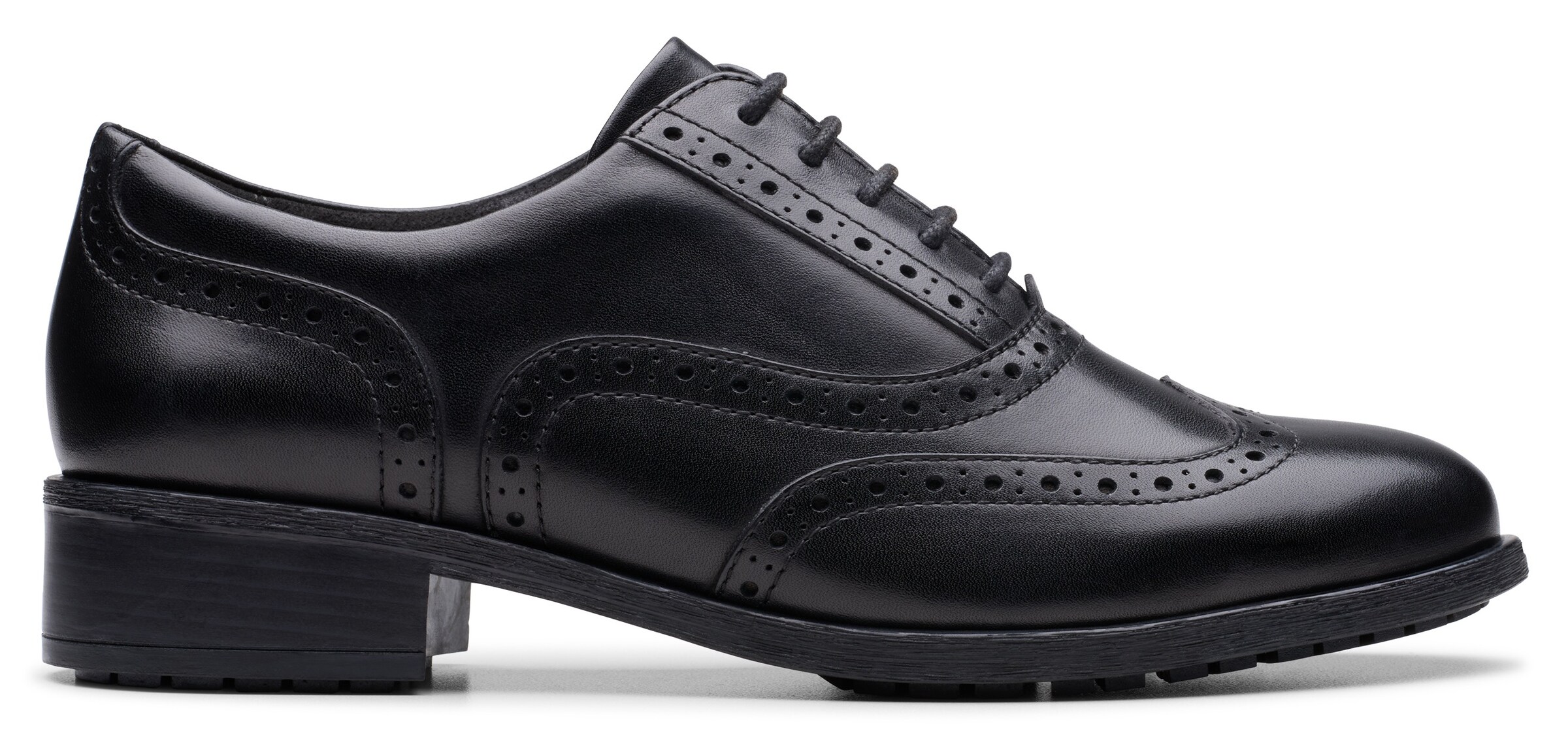 CLARKS Schnürschuh 'Havisham' in Schwarz