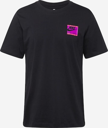 Nike Sportswear T-Shirt 'AIR' in Schwarz: predná strana