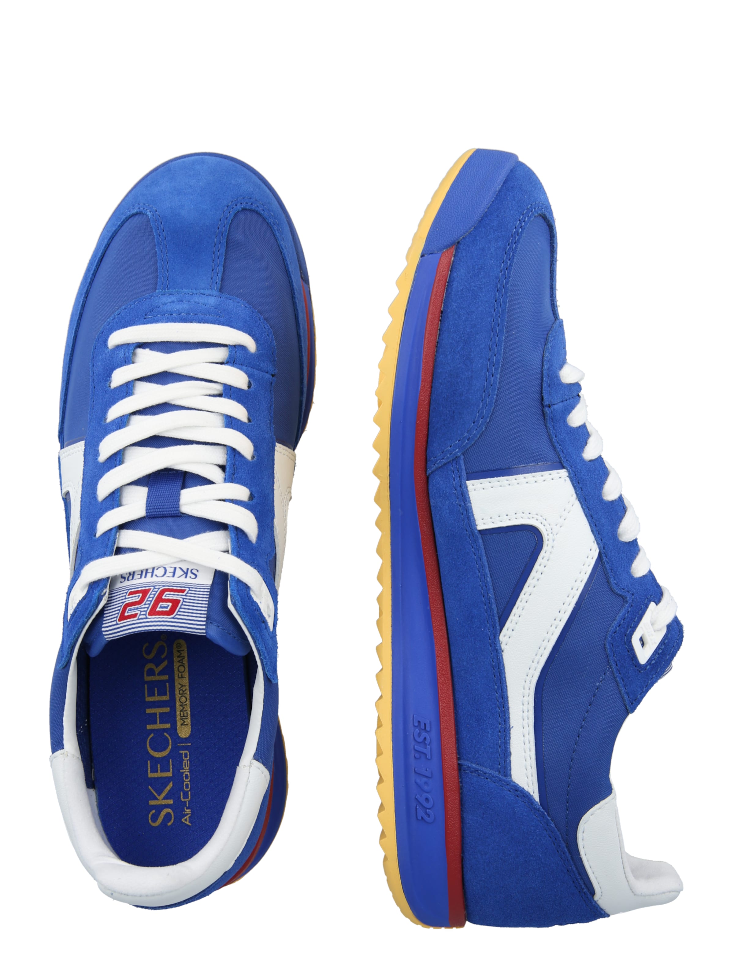 mėlyna SKECHERS Sportbačiai be auliuko 'SKX 92 - SPECTIVE'