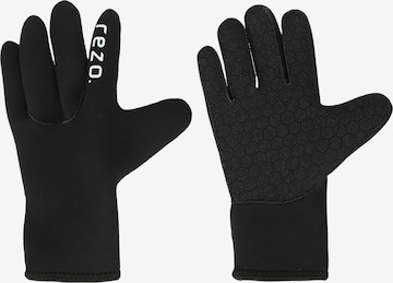Rezo Fingerhandschuhe 'Rutland' in Schwarz: Vorderseite