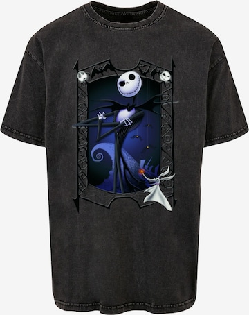 ABSOLUTE CULT Shirt 'The Nightmare Before Christmas' in Zwart: voorkant