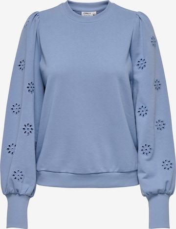 ONLY Carmakoma Sweatshirt 'CARFemme' i blå: forside