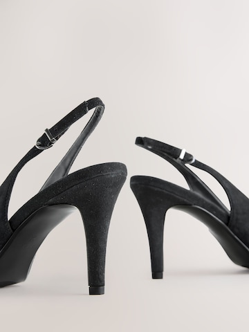 Next Sling körömcipők 'Forever Comfort®' - fekete