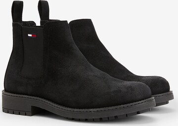 Tommy Jeans Chelsea boots in Zwart