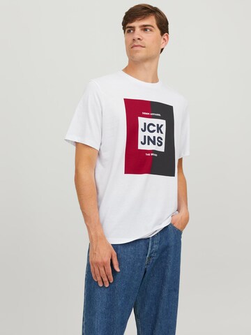 JACK & JONES T-Shirt 'Oscar' in Blau