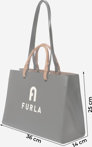 FURLA Shopper 'VARSITY' in Black