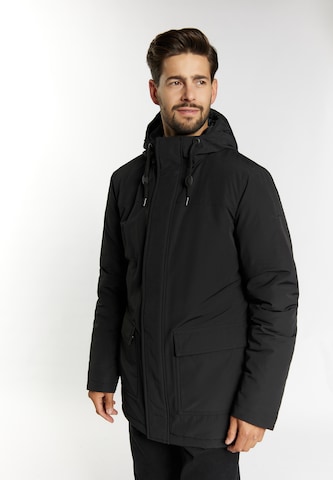 DreiMaster Klassik Winterjacke in Schwarz: predná strana