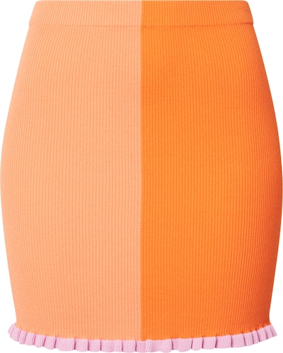 NA-KD Jupe en orange / abricot, Vue avec produit