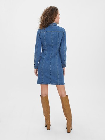 VERO MODA Shirt dress 'Nina' in Blue