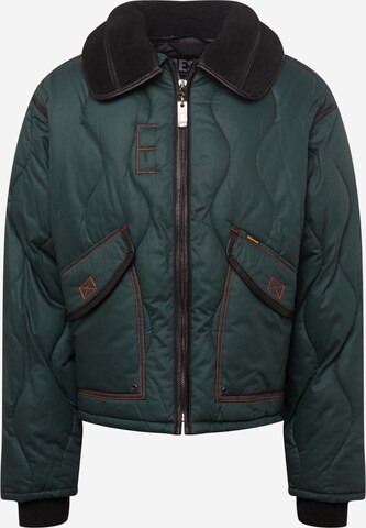 DIESEL Between-Season Jacket 'PETRIT' in Green: front