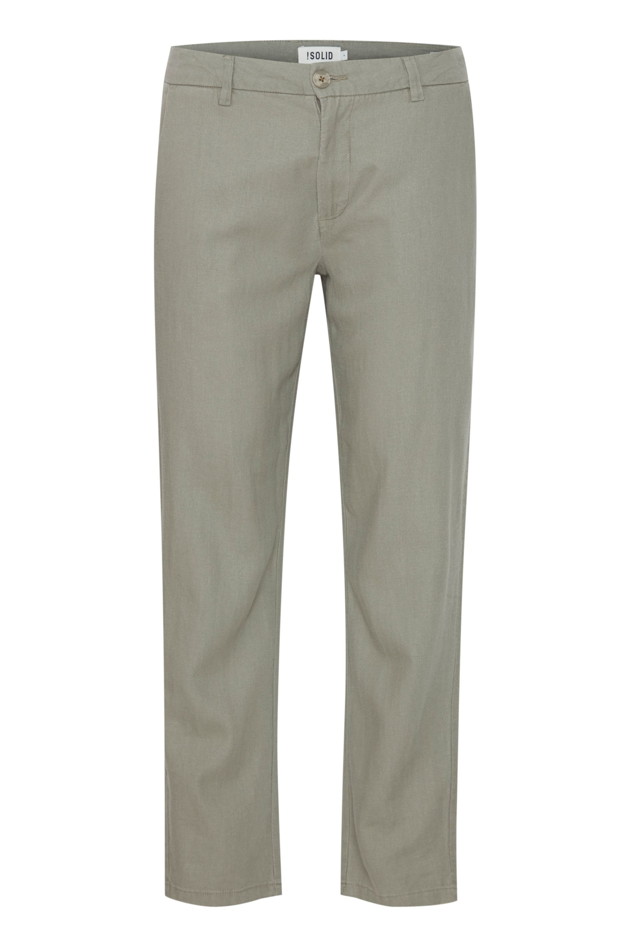 !Solid Regular Chino in Groen: voorkant