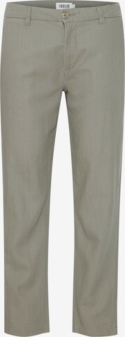 !Solid Regular Chino Pants in Green: front