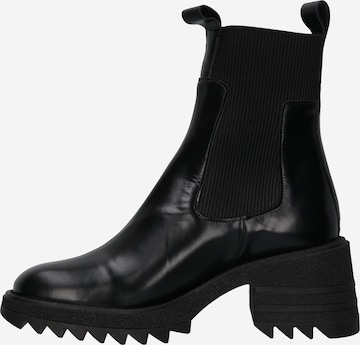 Jonak Chelsea boots 'DOVE' in Zwart