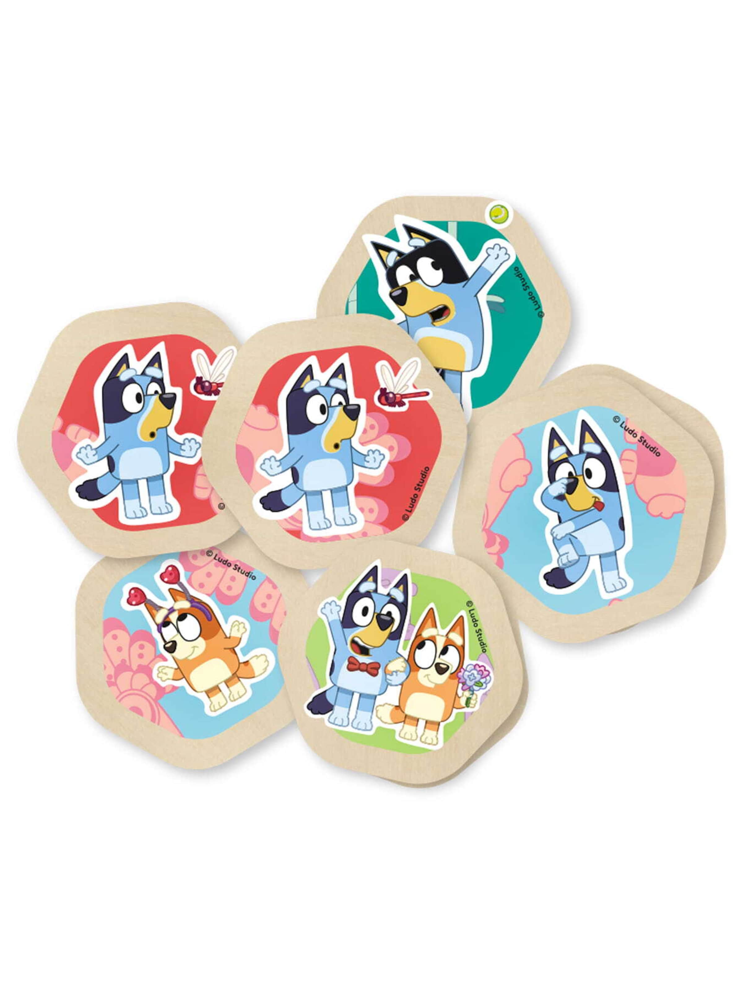 Gioco di Bluey in beige: frontale