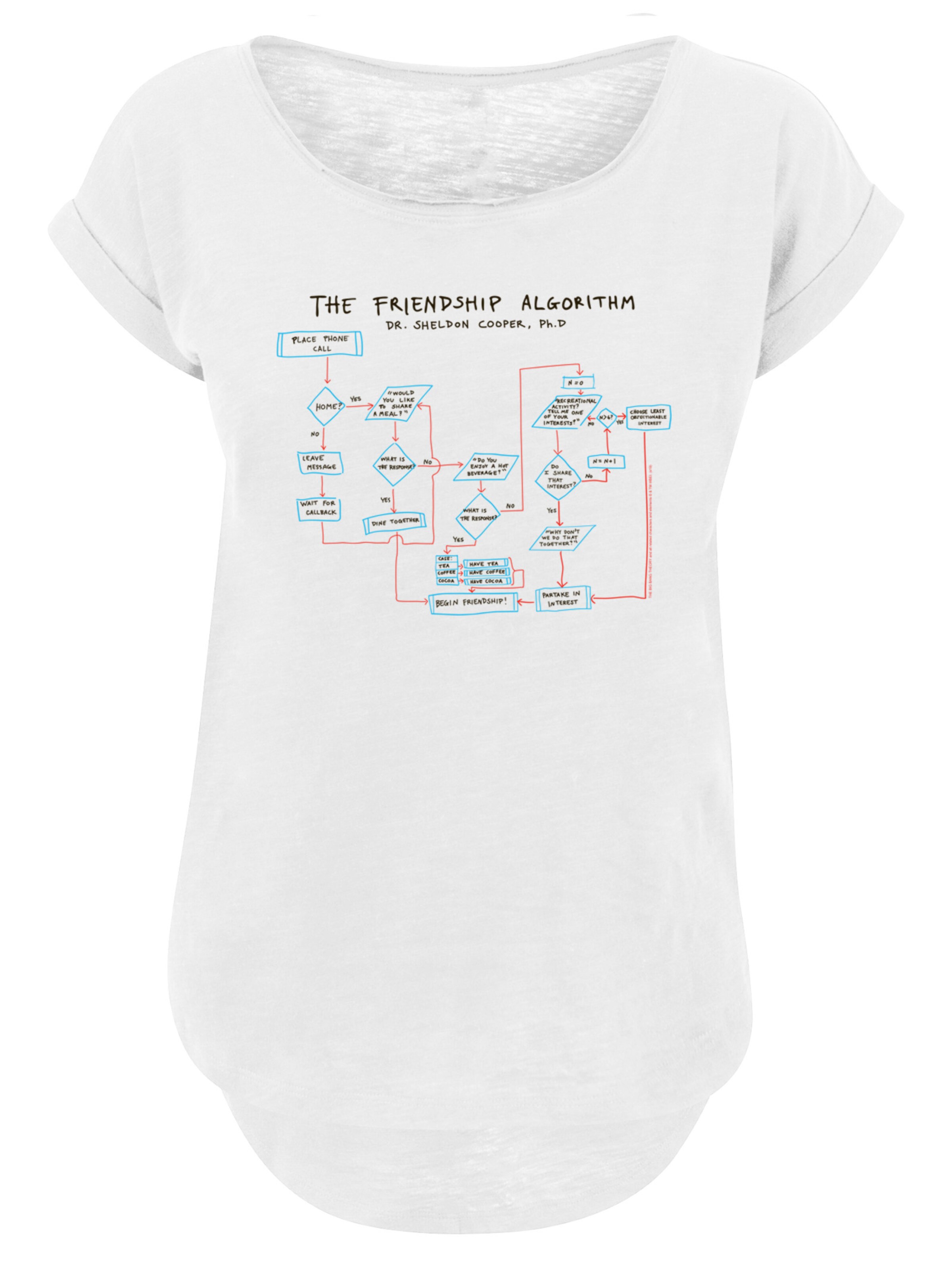 F4NT4STIC Shirt in Wit: voorkant