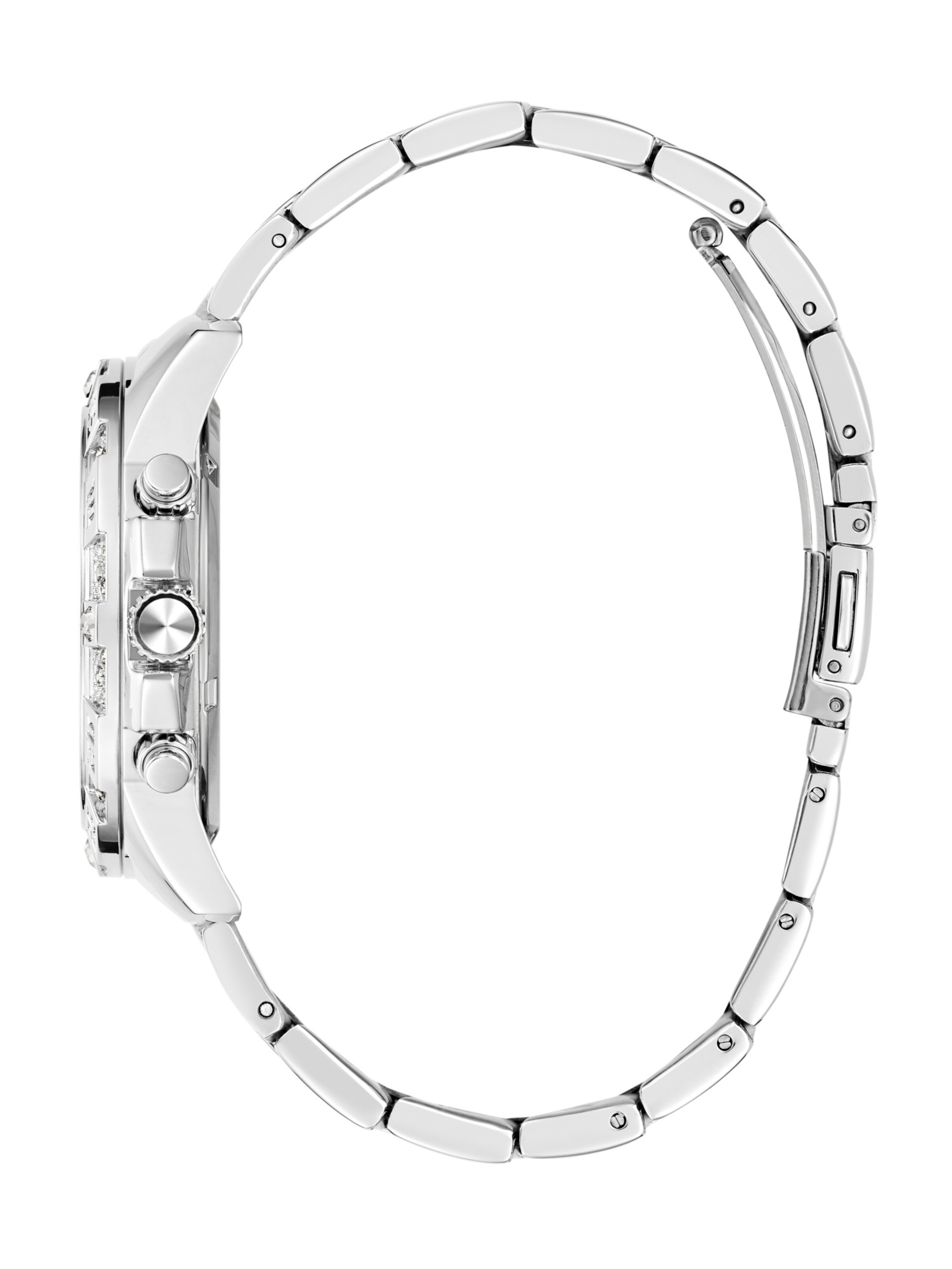 GUESS Uhr 'Majesty' in Silber