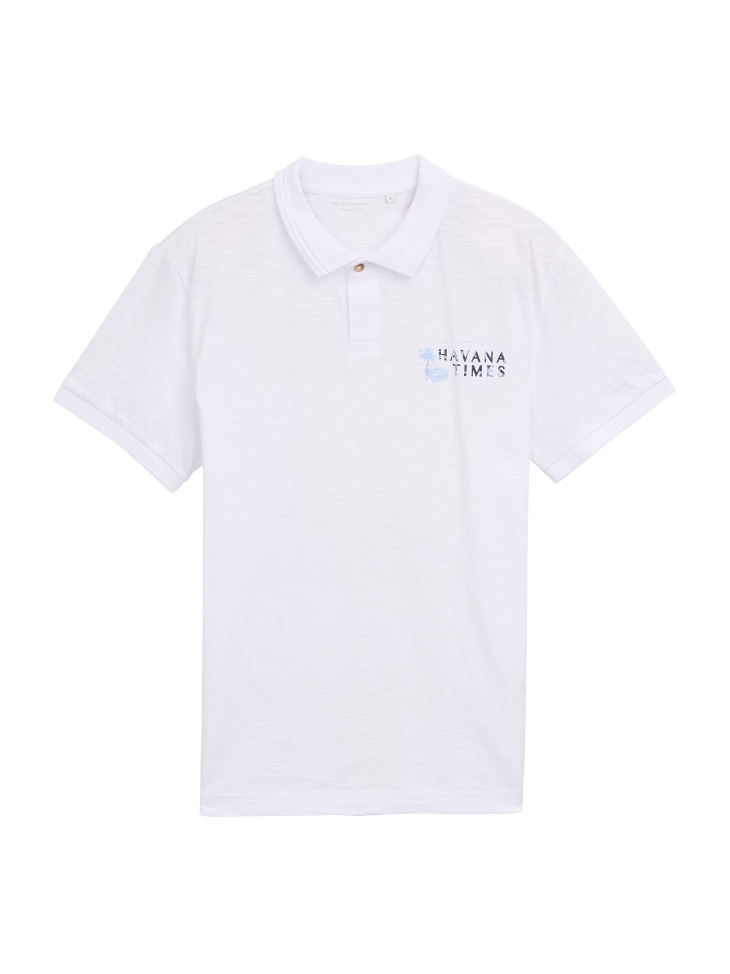 TOM TAILOR Shirt in White: front