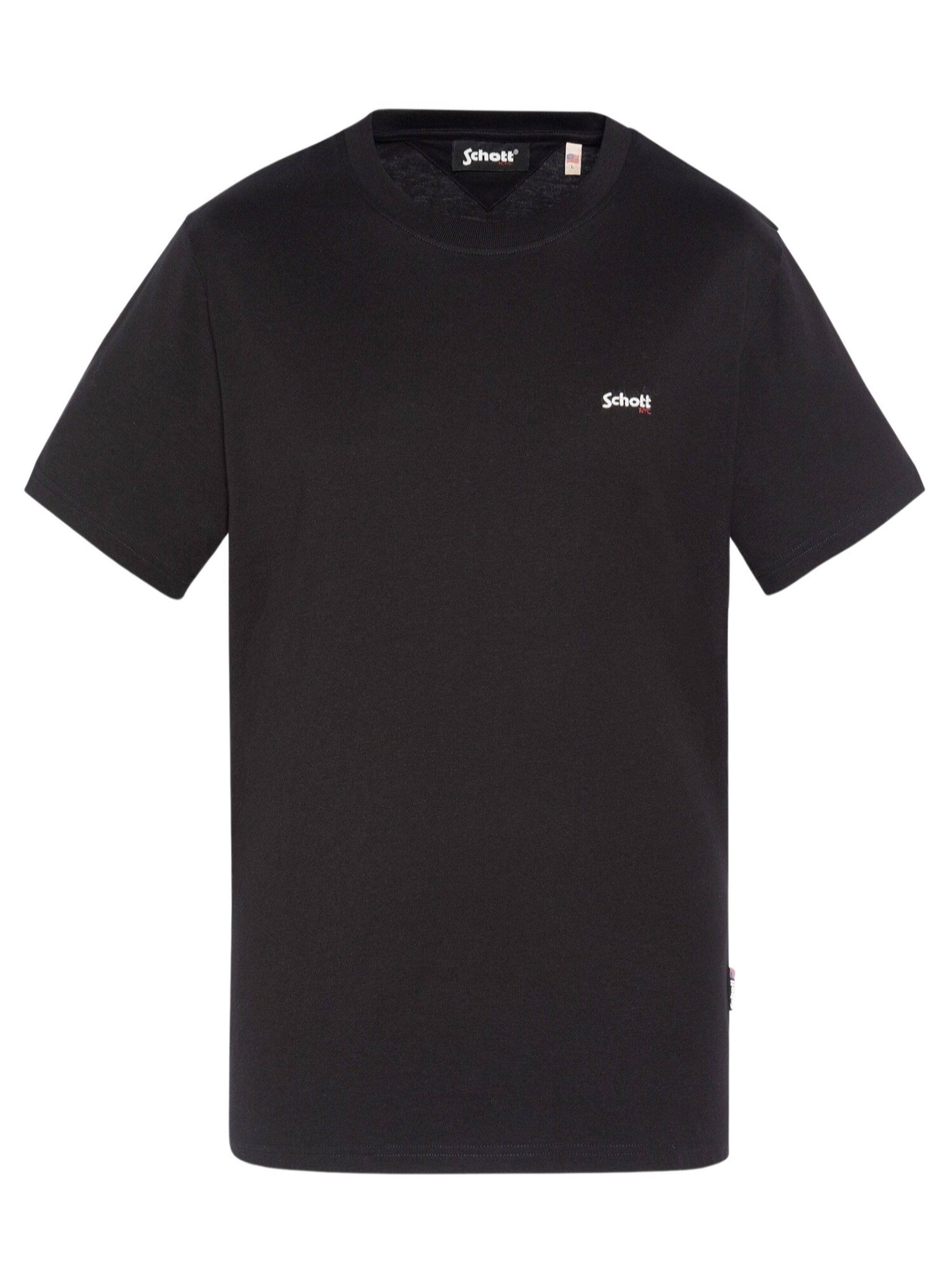 T-Shirt 'Claw' Schott NYC en noir : devant