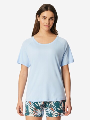 SCHIESSER Pajama 'Modern Nightwear' in Blue