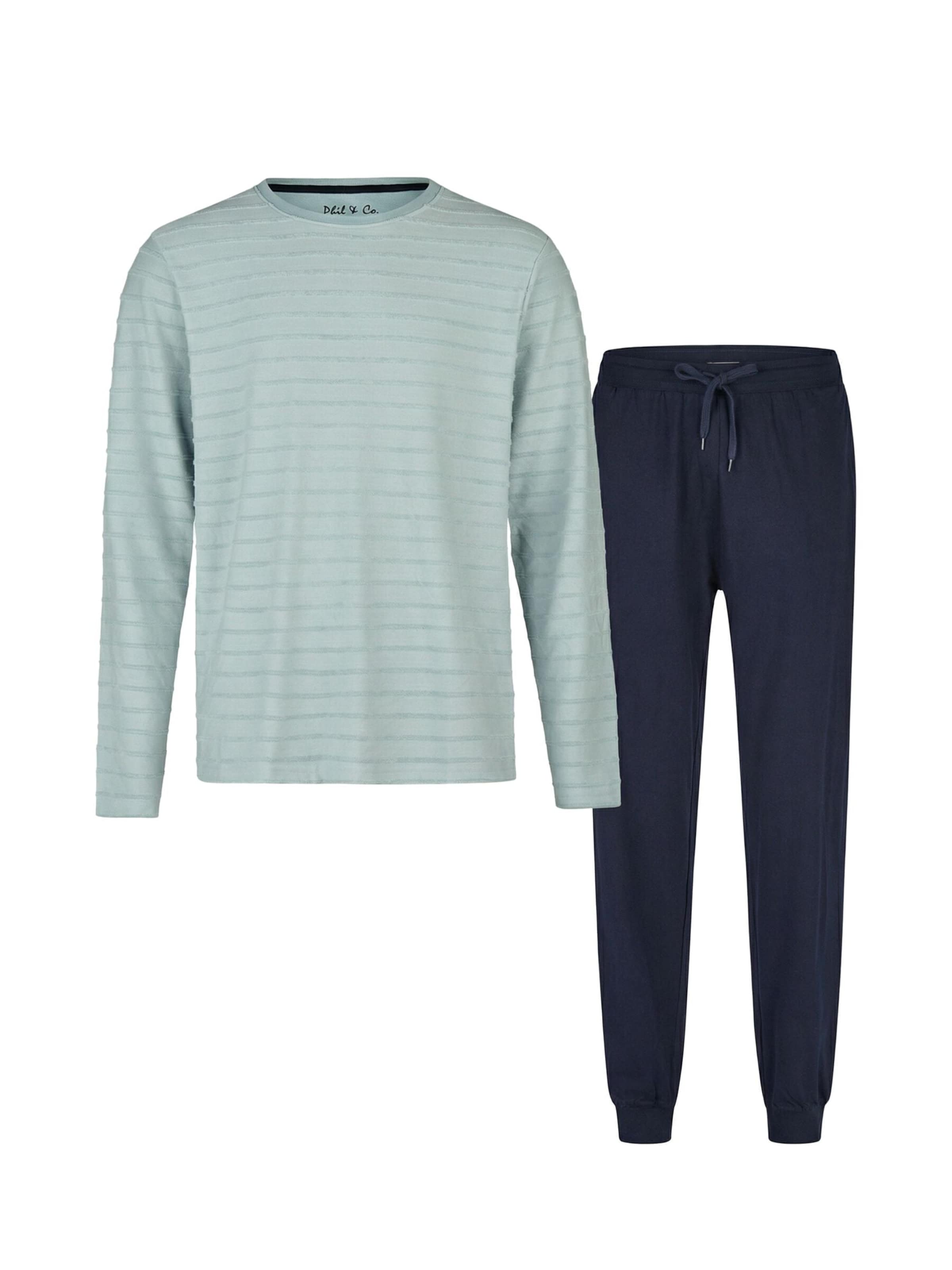 Phil & Co. Berlin Pyjama lang 'Fashionable'‌‌‌‌‌‌‌ in mischfarben, Produktansicht