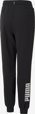 PUMA Tapered Workout Pants in Black