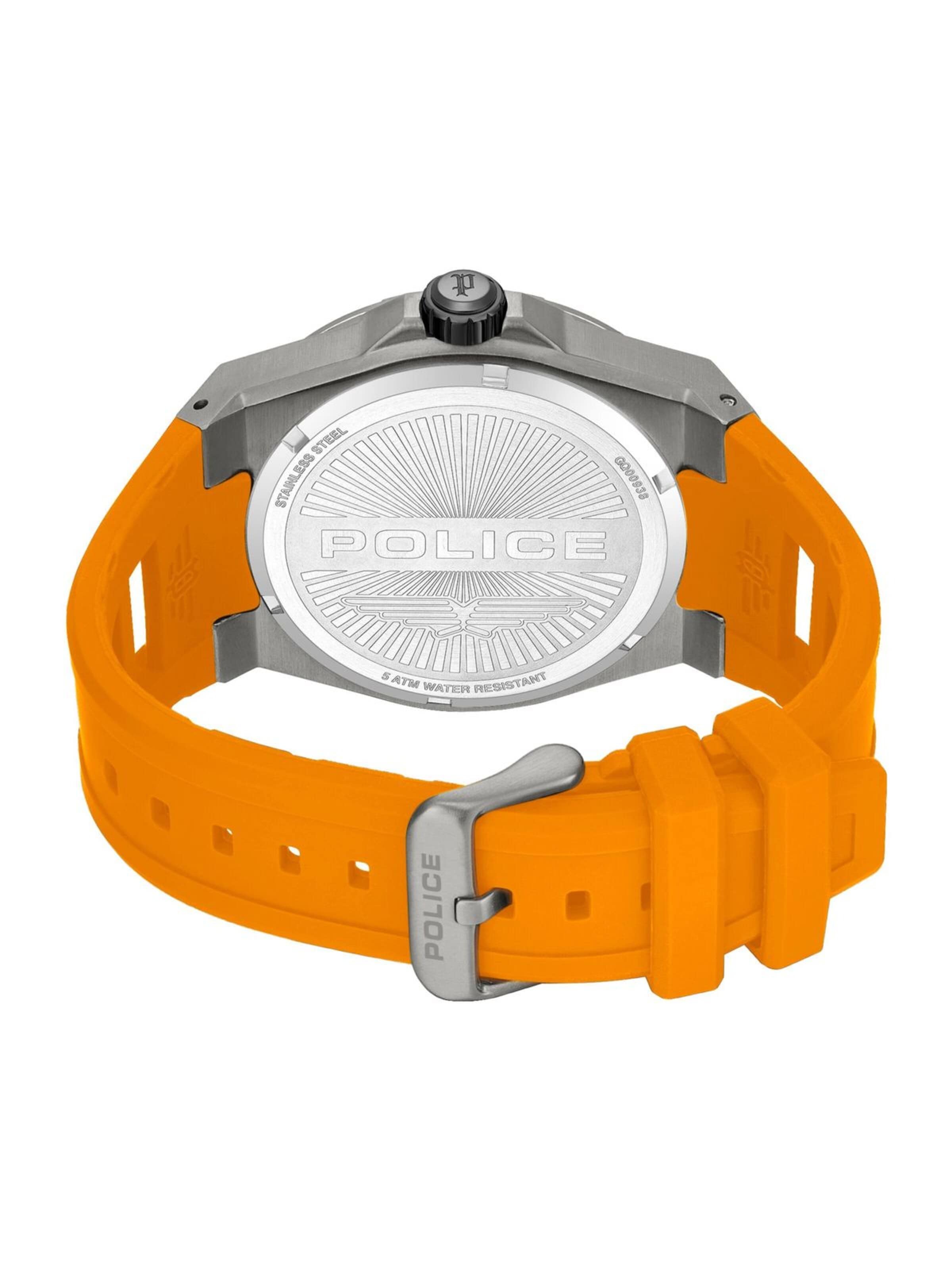 POLICE Analoog horloge in Oranje