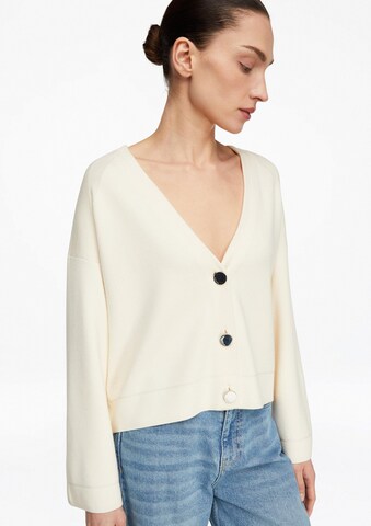 COMMA Gebreid vest in Beige