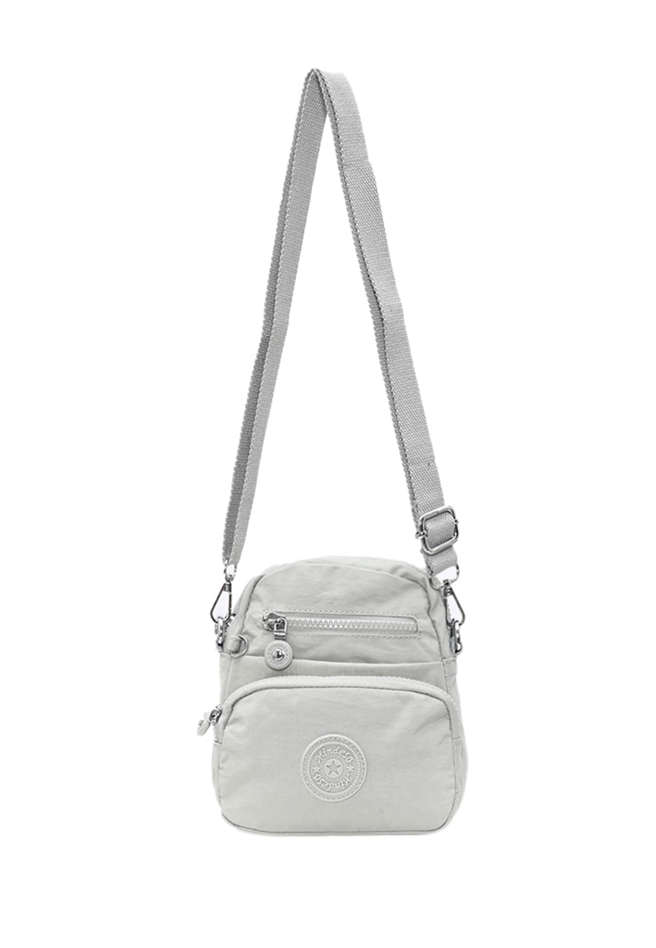 Mindesa - Mala de ombro em cinzento: frente