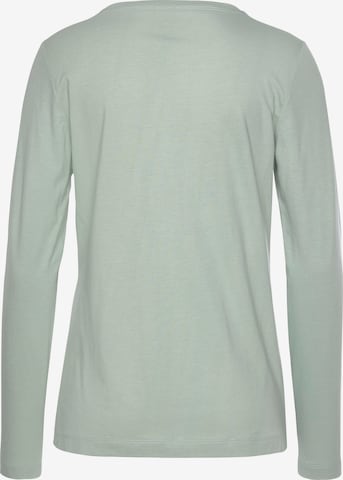 VIVANCE Pajama Shirt in Green