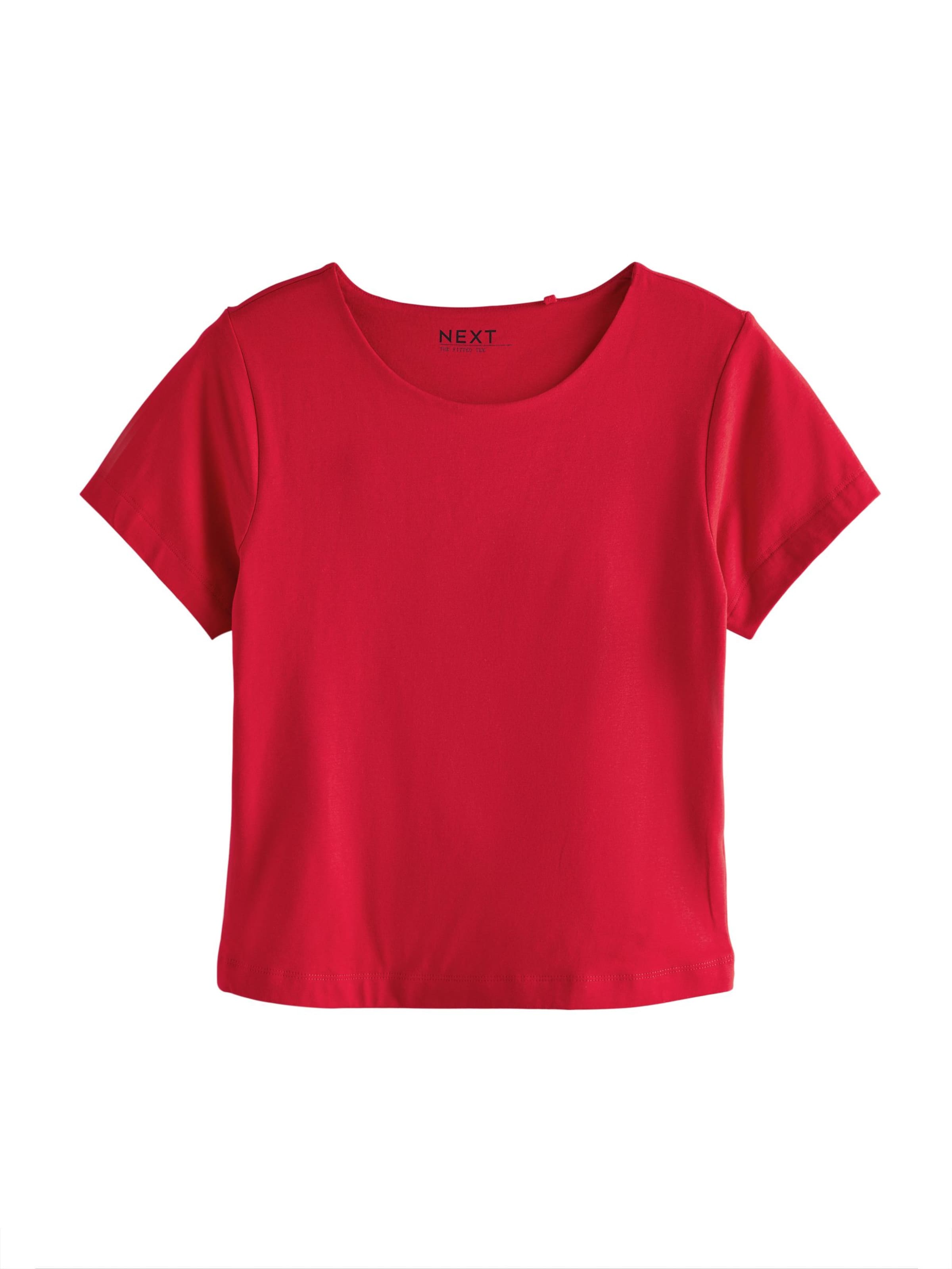 T-shirt Next en rouge : devant