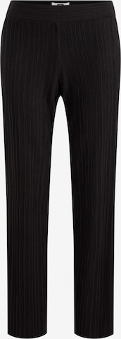 WE Fashion Loose fit Trousers in Black: front