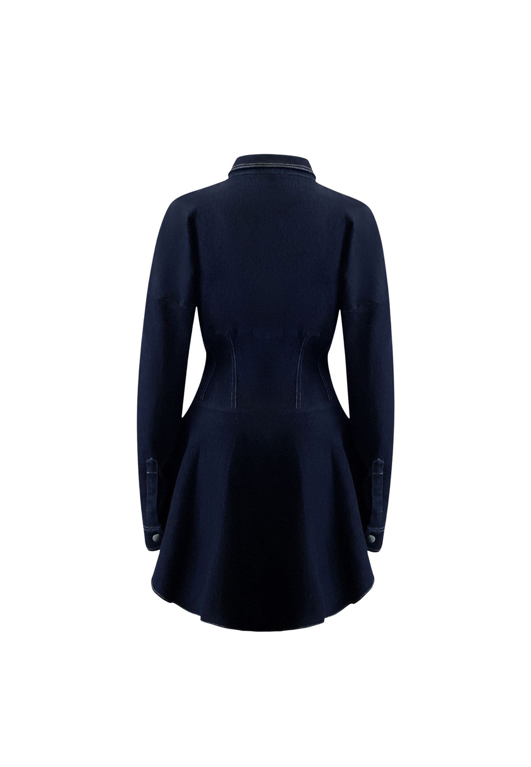 OW Collection Kjole 'Ella' i blå