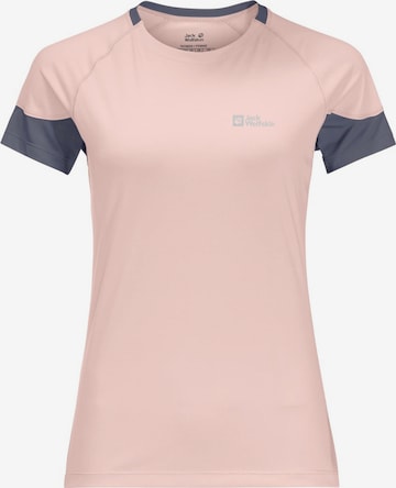 JACK WOLFSKIN Functioneel shirt in Roze: voorkant